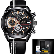 Multi-function casual fashion business men's watch