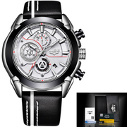Multi-function casual fashion business men's watch