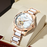 2025 New Designer Mechanical Watches Women Luxury Top Brand Ceramic