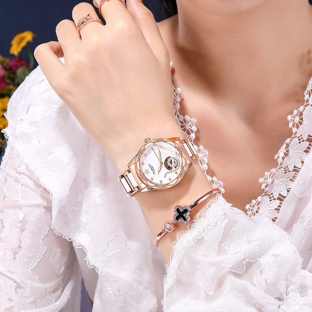 2025 New Designer Mechanical Watches Women Luxury Top Brand Ceramic