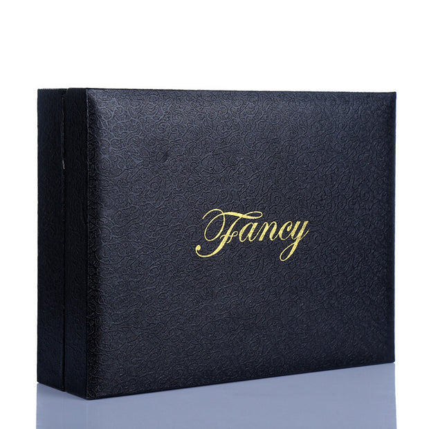 Men'S Leather Automatic Buckle Belt  Watch  Wallet