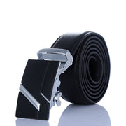 Men'S Leather Automatic Buckle Belt  Watch  Wallet