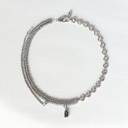 Female Light Clavicle Chain Necklace Pendant Stitching Necklace