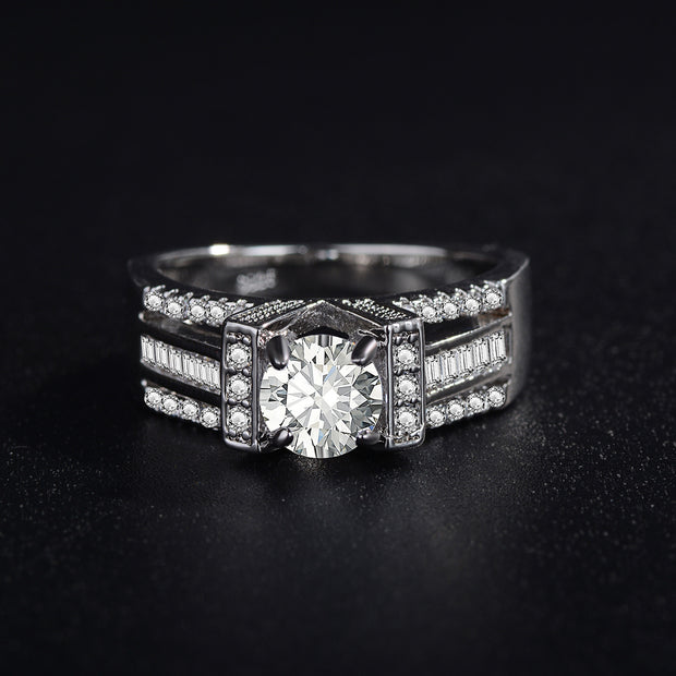 Vintage jewellery diamond embedded ring  for women's