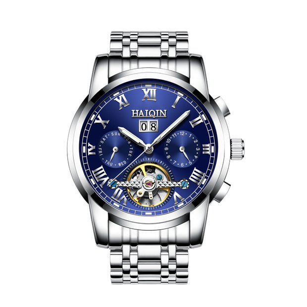 Automatic mechanical watch,  Tourbillon waterproof hollow men's swimming.