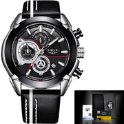 Multi-function casual fashion business men's watch