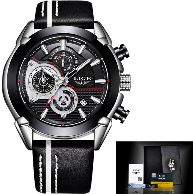 Multi-function casual fashion business men's watch