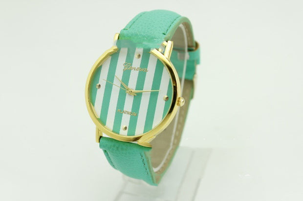 Color Striped Quartz Watch